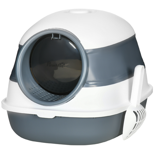 Luxury Hooded Cat Litter Box - Anti-Odor Design with Free Scoop - Fast UK Shipping 2-5 Days